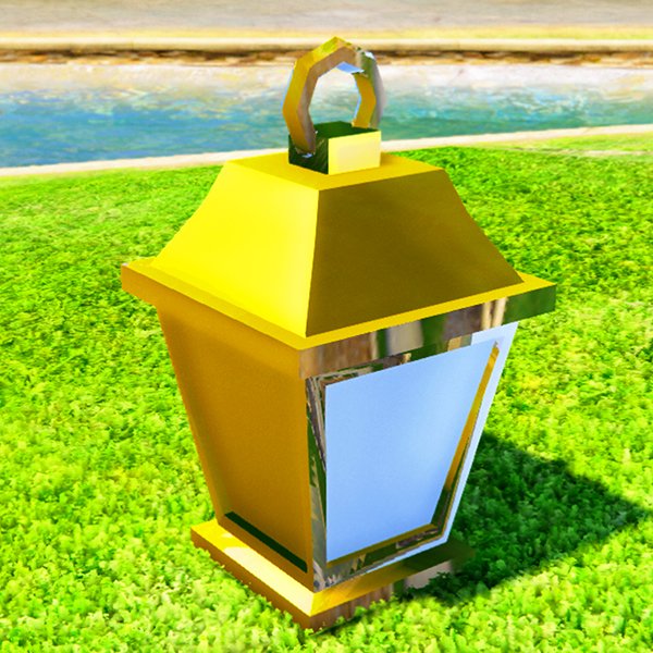 Gold Lamp GTA 5 PROPS