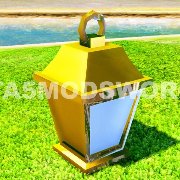 Gold Lamp GTA 5 PROPS