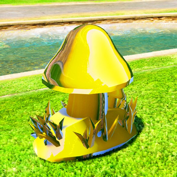 Gold Mushroom GTA 5 PROPS