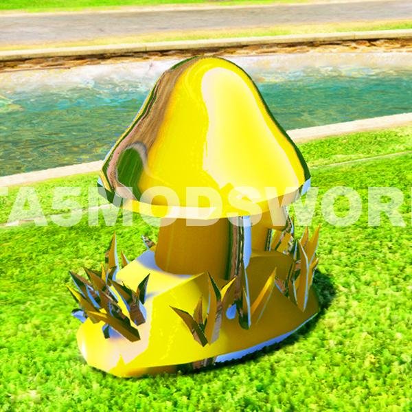Gold Mushroom GTA 5 PROPS