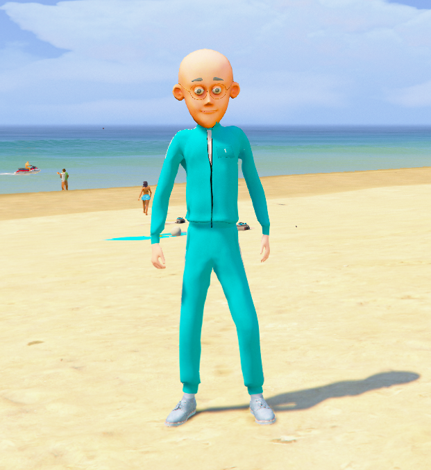 Patlu Squid Game Dress GTA 5 Mods