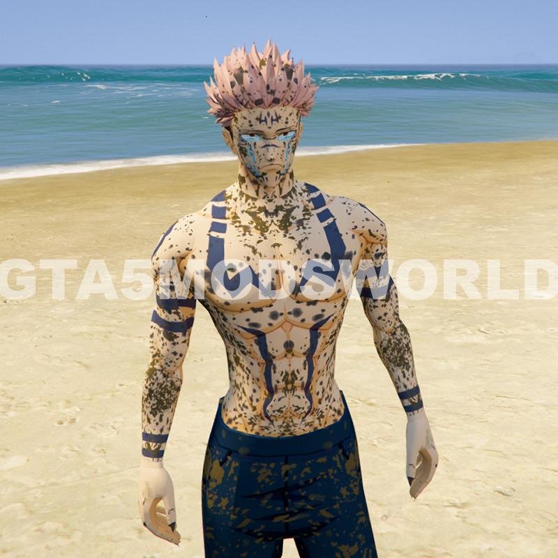 Sukuna 2 Jujutsu Kaisen GTA 5 Mods