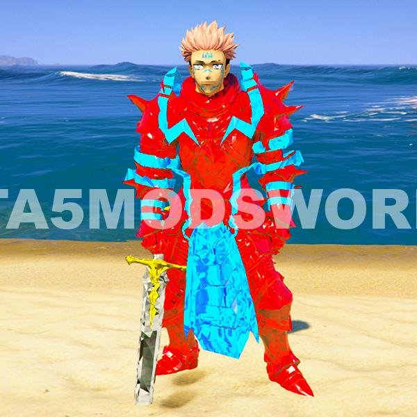 Sukuna 4 Jujutsu Kaisen GTA 5 Mods