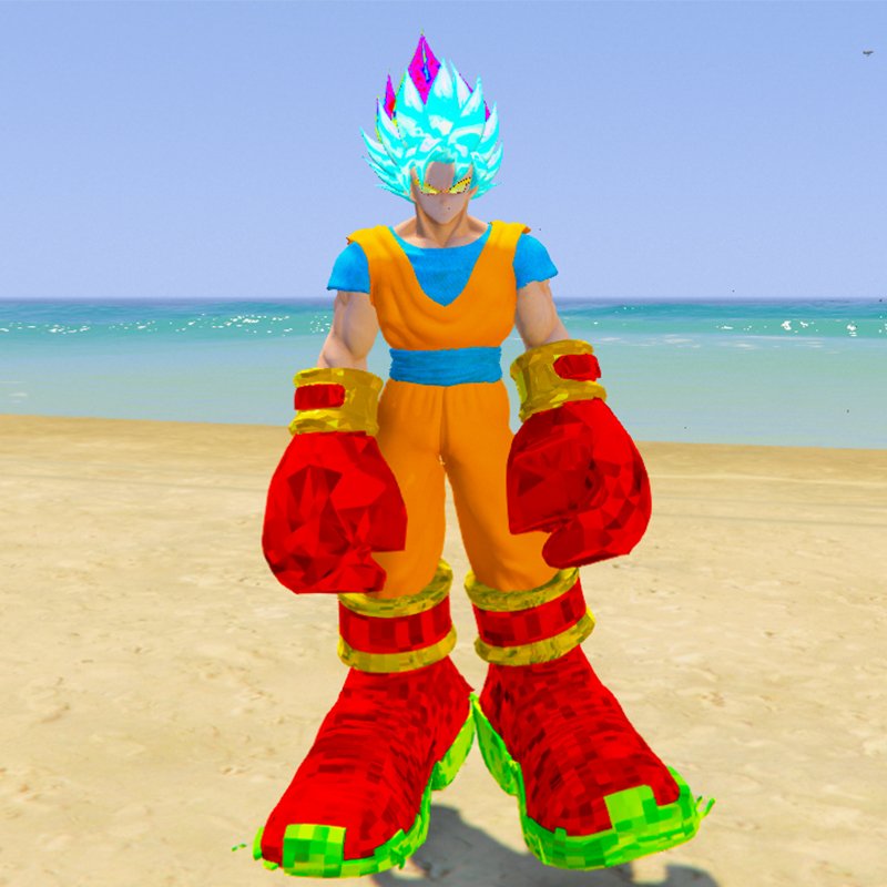 1 Goku Updrading GTA 5 Mods