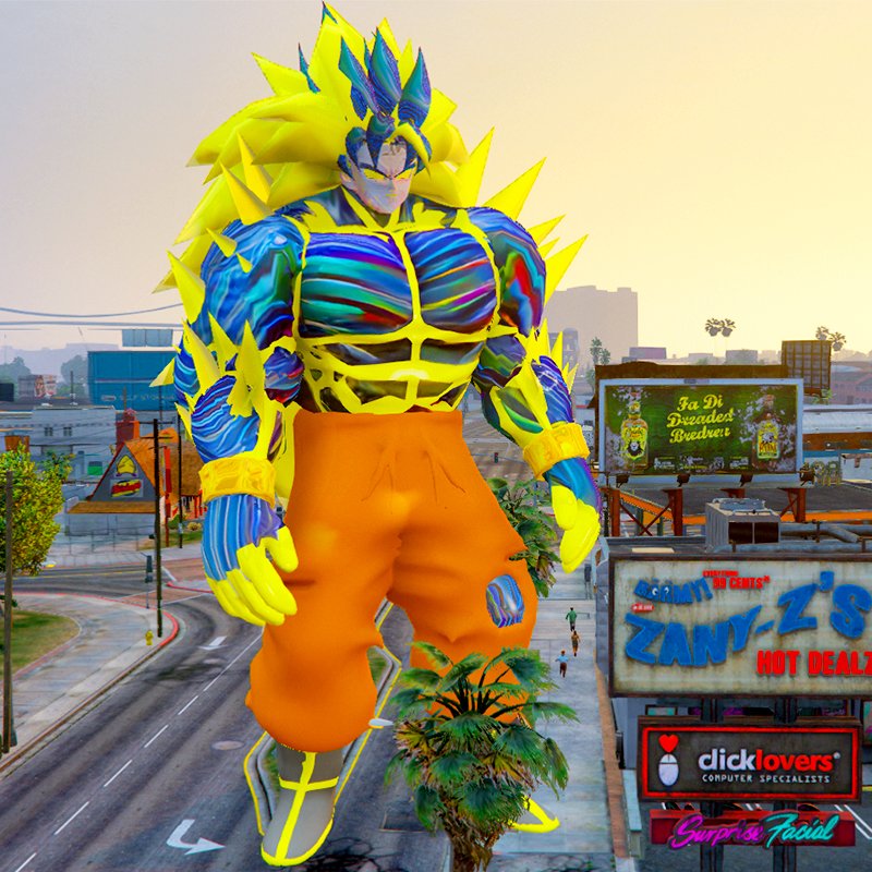 7 Goku Updrading GTA 5 Mods