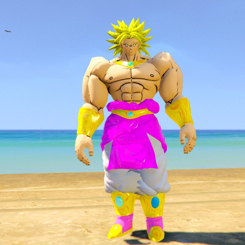 Broly Dragon Ball Super GTA 5 Mods