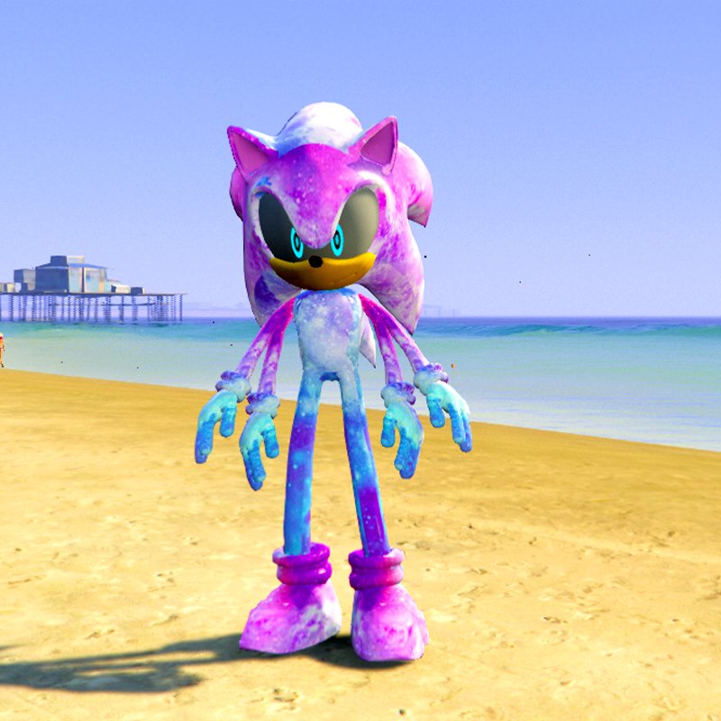 Cosmic Sonic GTA 5 Mods