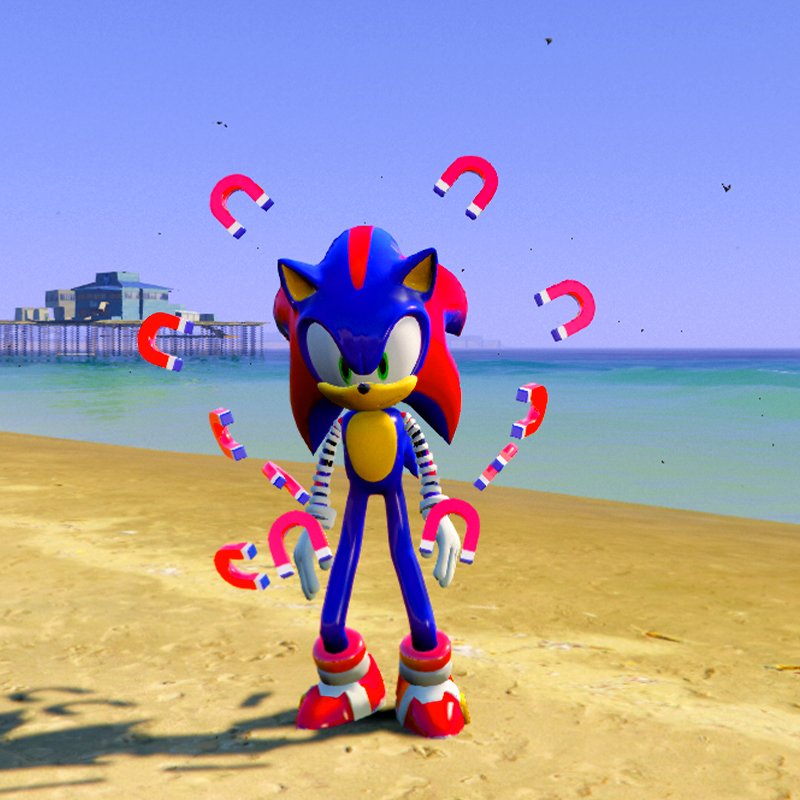 Magno Sonic GTA 5 Mods