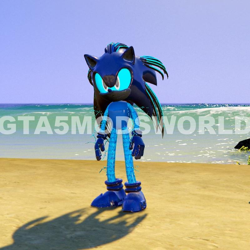 Neon Sonic GTA 5 Mods