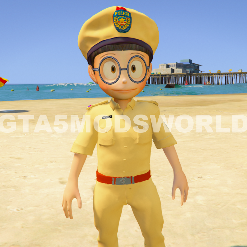 Police Nobita GTA 5 Mods