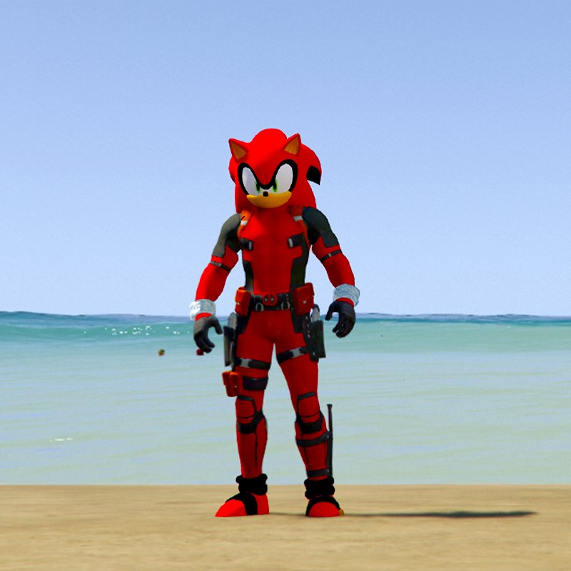 Sonic Deadpool 2 GTA 5 Mods