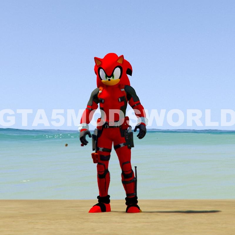 Sonic Deadpool 2 GTA 5 Mods