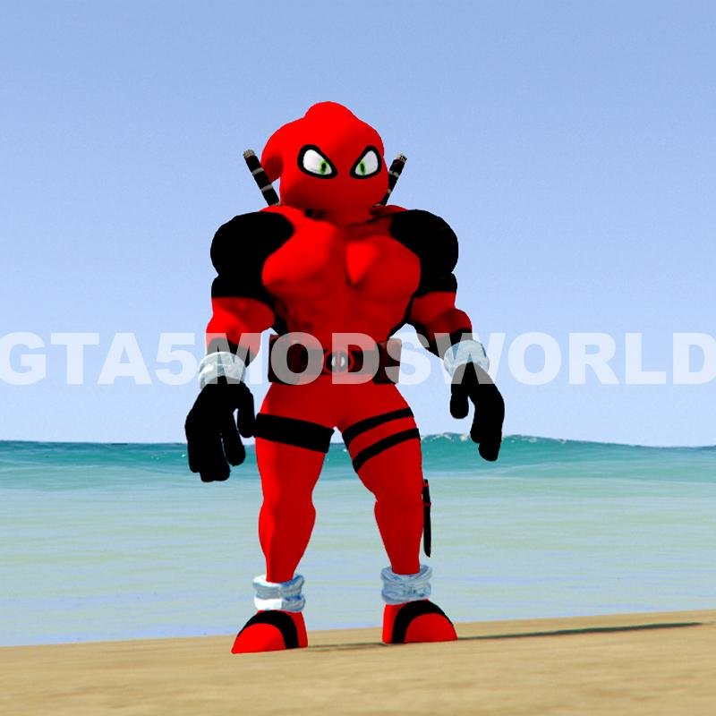Sonic Deadpool 3 GTA 5 Mods