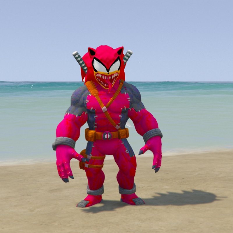 Sonic Deadpool 4 GTA 5 Mods