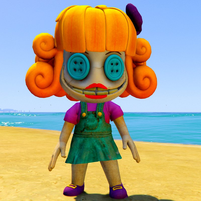 Dolly Grub Poppy Playtime Chapter 5 GTA 5 Mods