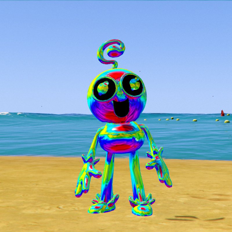 Rainbow Baby Long Legs GTA 5 Mods