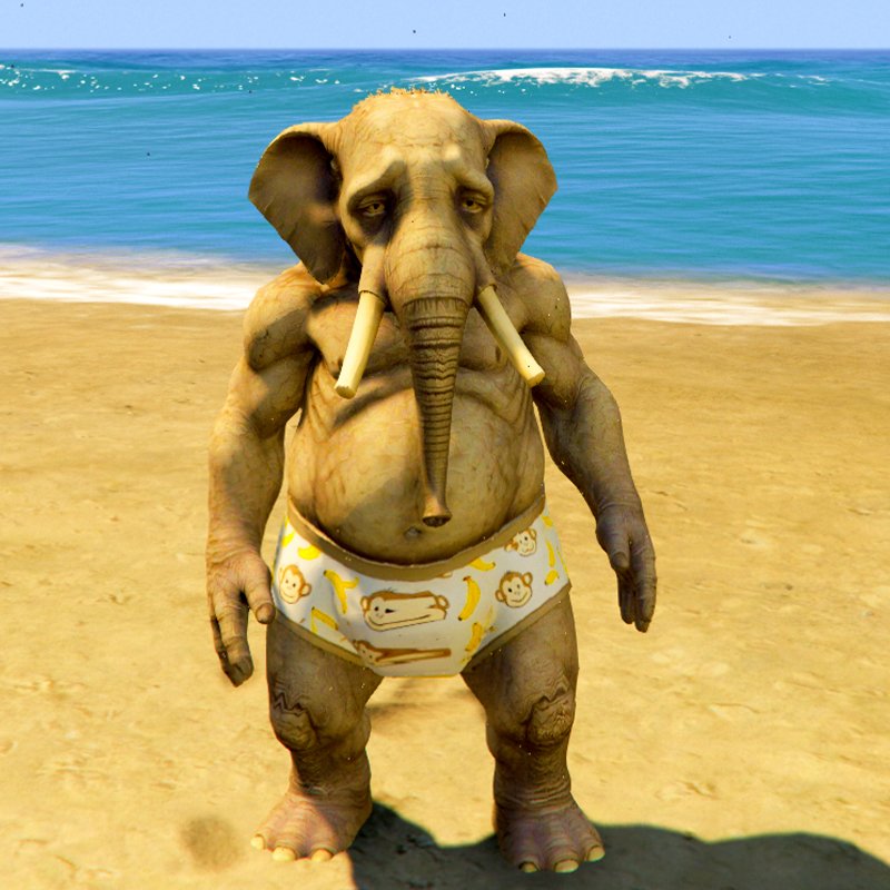 Upgrading Weak To Strong Elephant 4 GTA 5 Mods