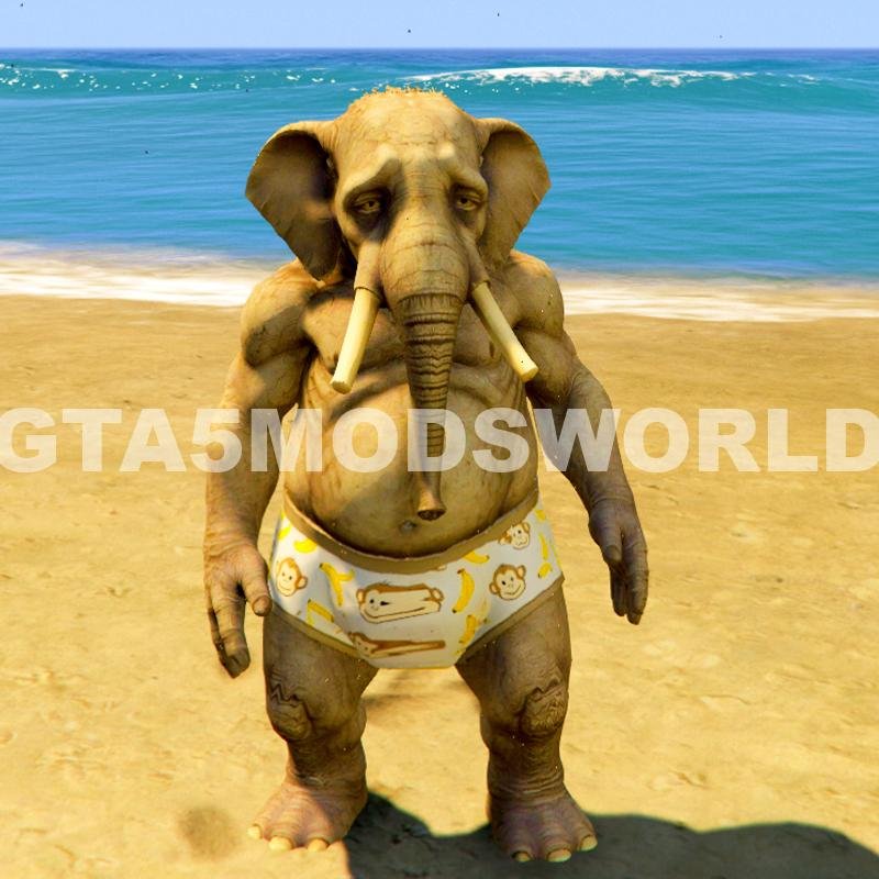 Upgrading Weak To Strong Elephant 4 GTA 5 Mods