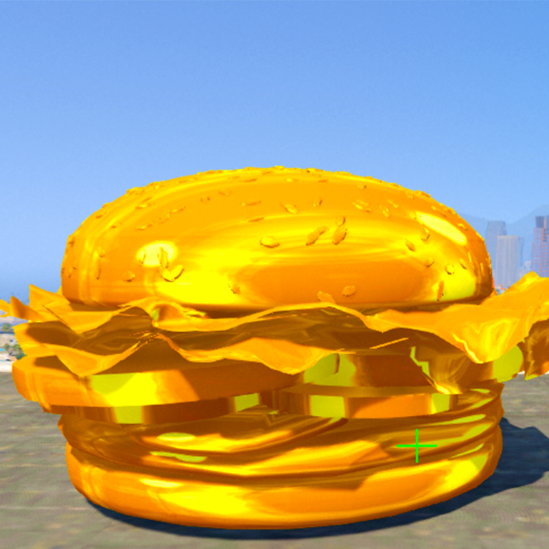 Golden Burger GTA 5 Props