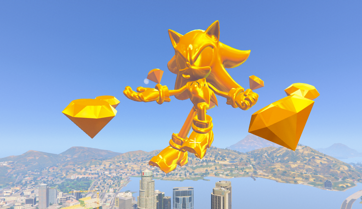 Shadow Sonic GTA 5 Props