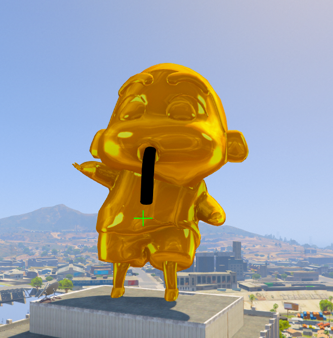 Shinchan Gold Slide GTA 5 Props