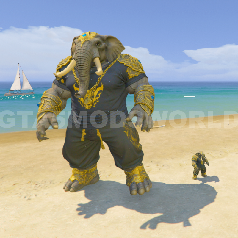 Upgrading Weak To Strong Elephant Big GTA 5 Mods