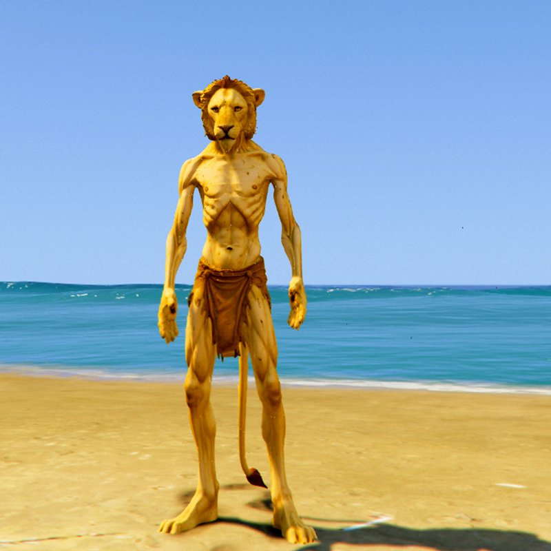 Upgrading Weak To Strong Lion GTA 5 Mods
