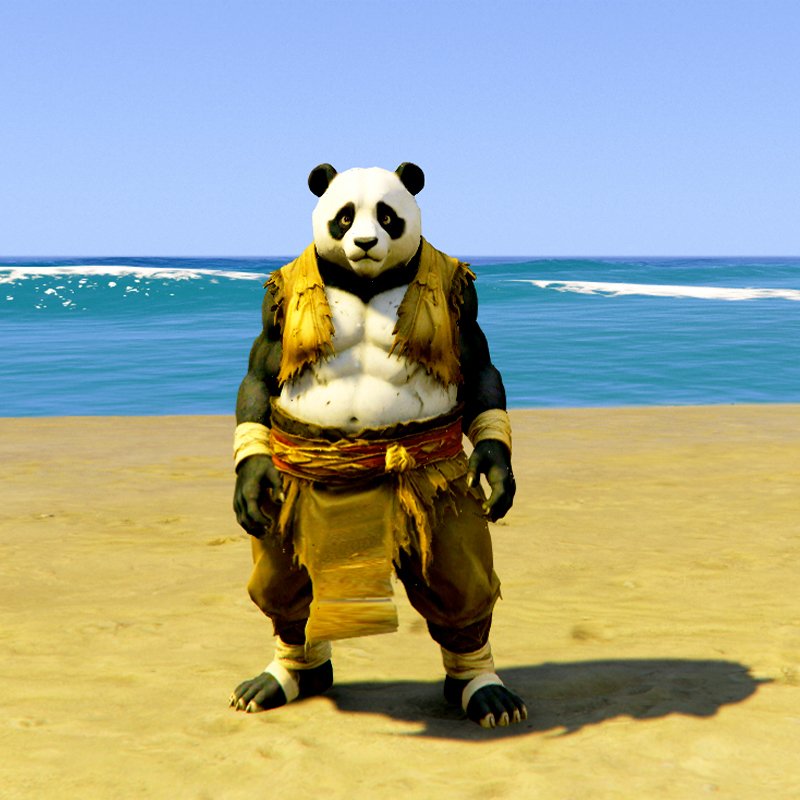 Upgrading Weak To Strong Panda 3 GTA 5 Mods
