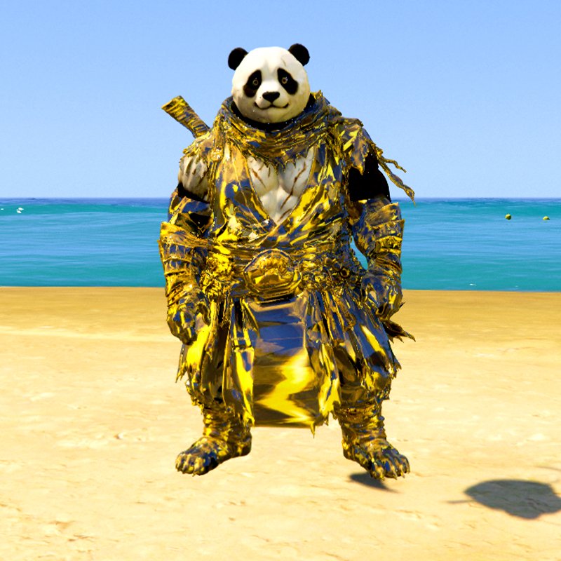 Upgrading Weak To Strong Panda 6 GTA 5 Mods