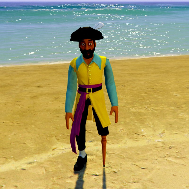 Captain Clark Backrooms GTA 5 Mods