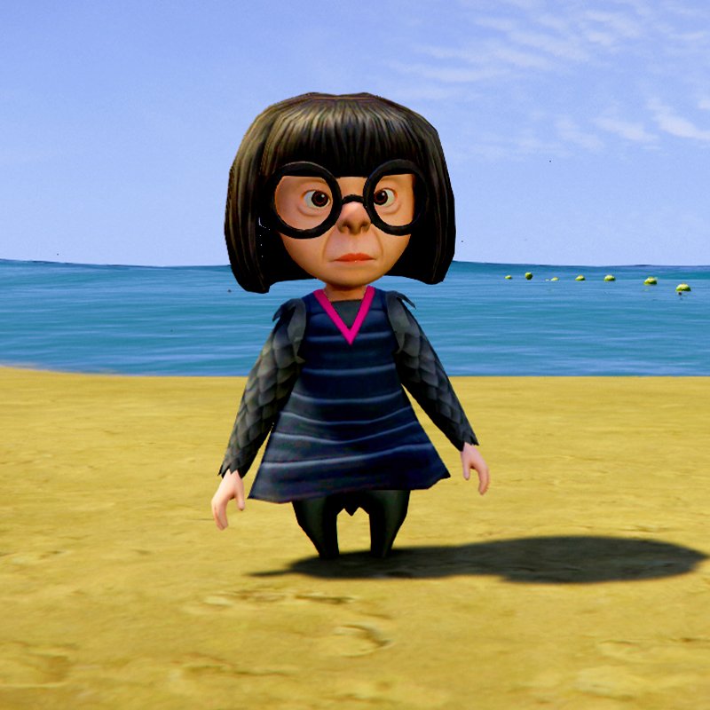 Edna Mode Incredibles 2 GTA 5 Mods