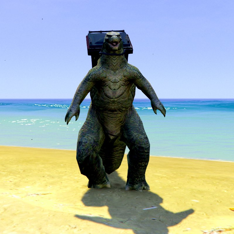 Godzilla 2 GTA 5 Mods