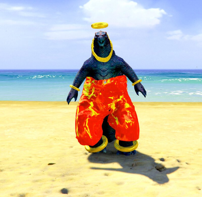 Godzilla 3 GTA 5 Mods