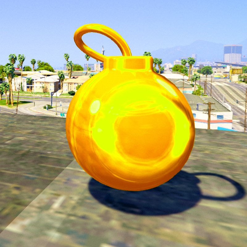Golden Bomb GTA 5 Props