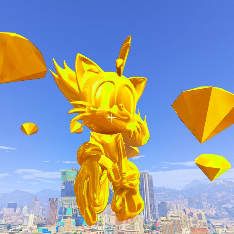 Golden Miles Tails GTA 5 Props