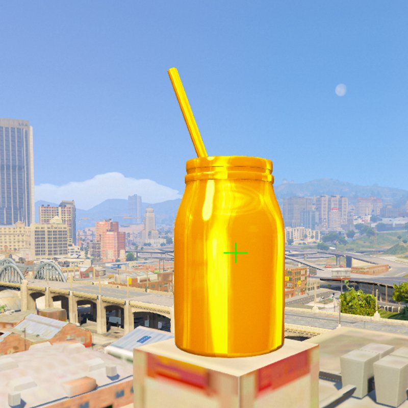 Golden Milkshake 2 GTA 5 Props