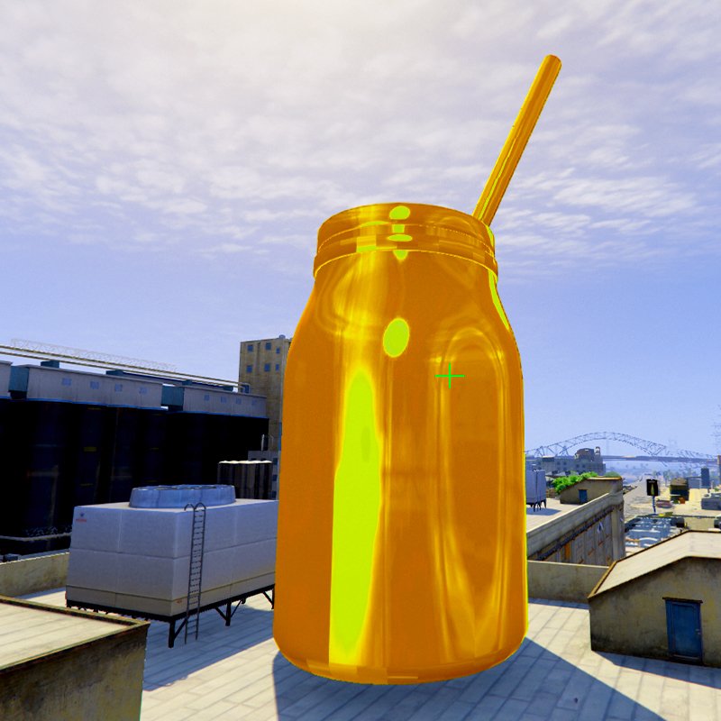 Golden Milkshake GTA 5 Props