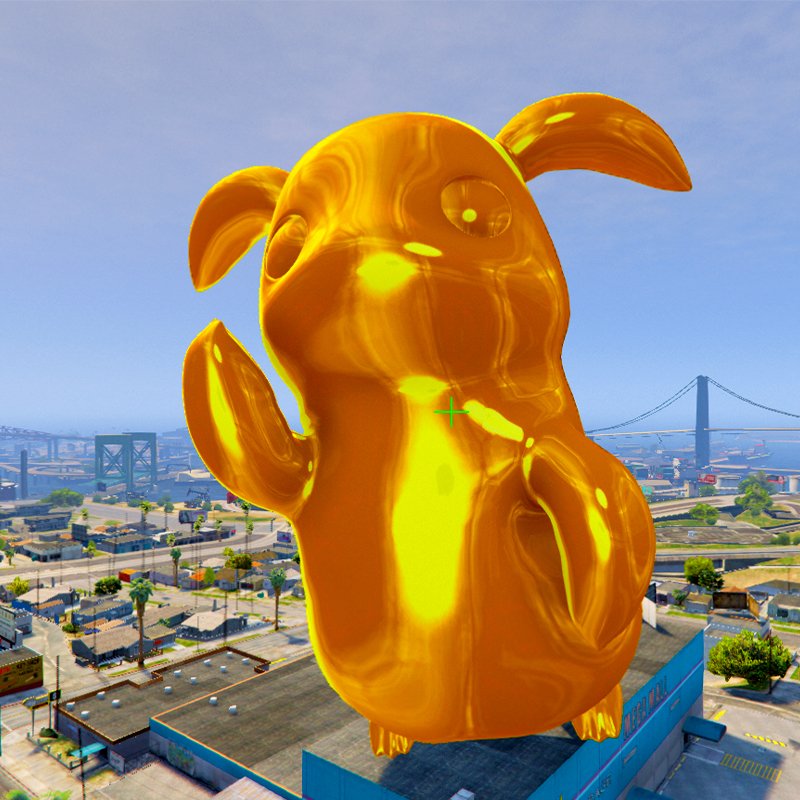 Golden Pikachu 2 GTA 5 Props