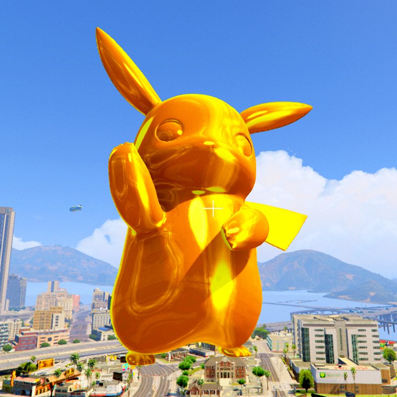 Golden Pikachu 3 GTA 5 Props