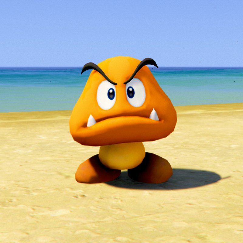 Goomba Mario GTA 5 Mods