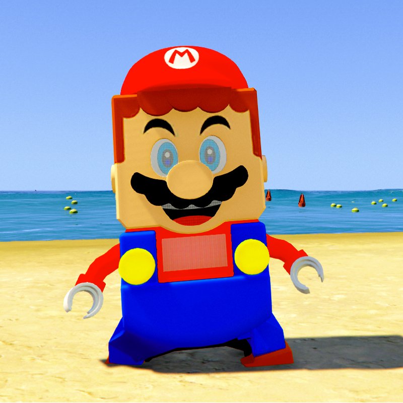 Lego Mario GTA 5 Mods