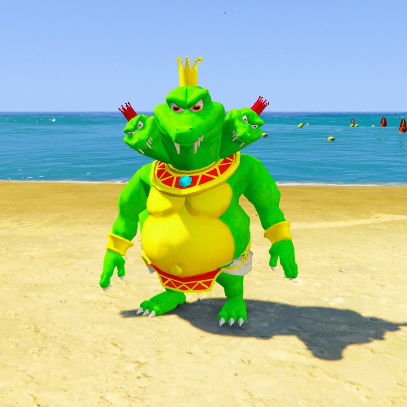 Mario Super King K. Rool GTA 5 Mods