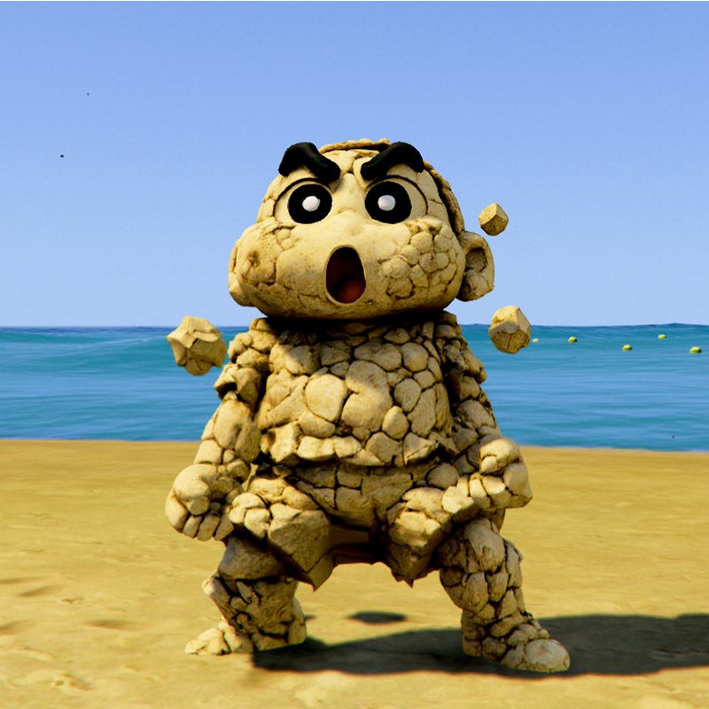 Shinchan Stone GTA 5 Mods