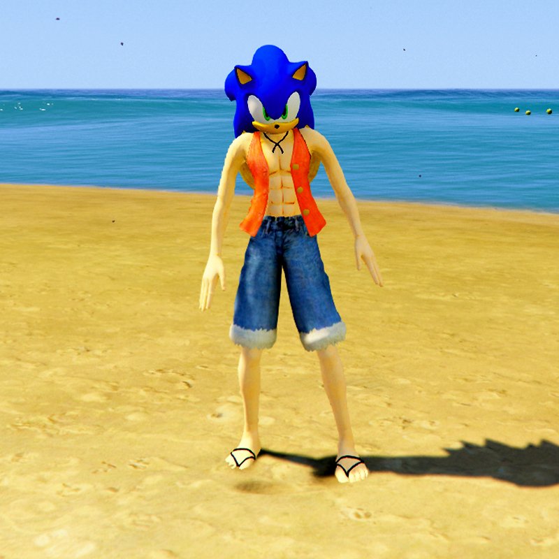 Sonic Anime GTA 5 Mods