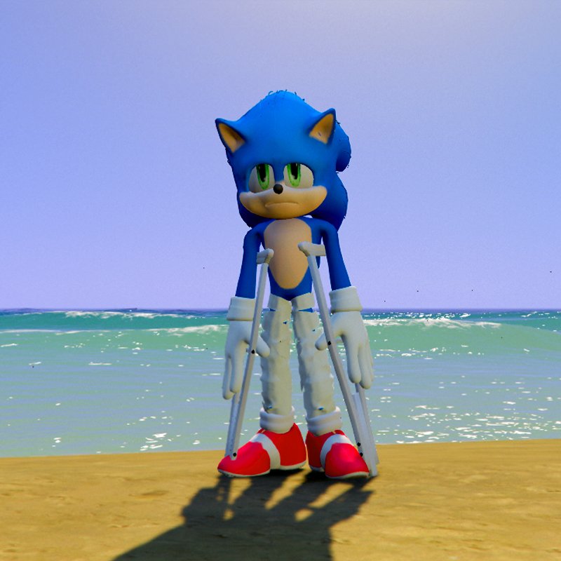 Sonic Crutches GTA 5 Mods