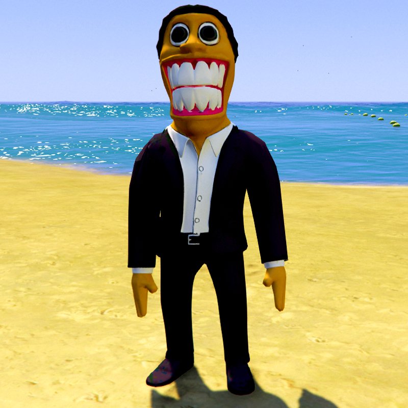 Teeth Man Escape the Backrooms GTA 5 Mods