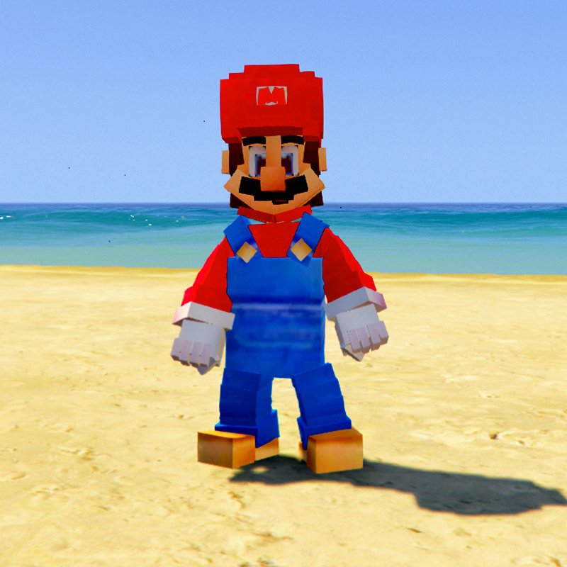 Upgrading Mario 1 GTA 5 Mods