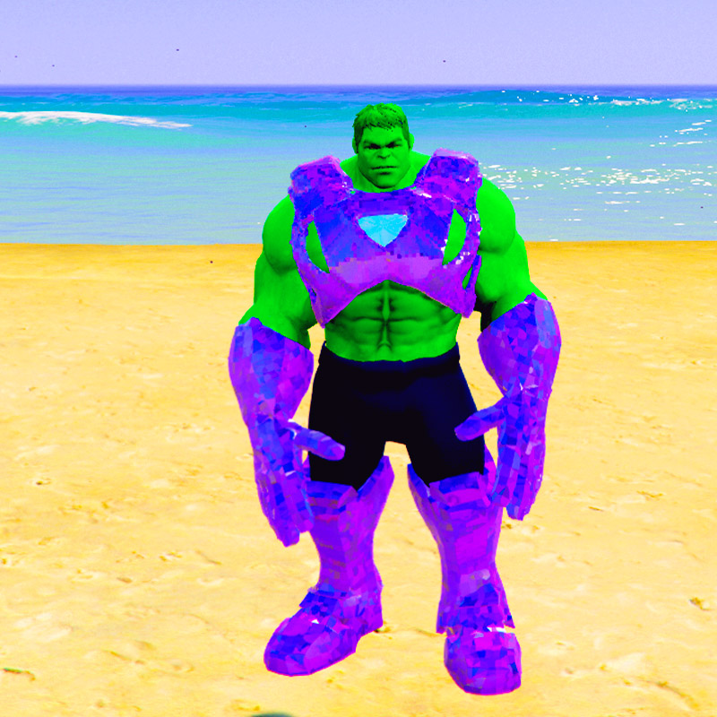 Crystal Hulk 1 GTA5 MODS
