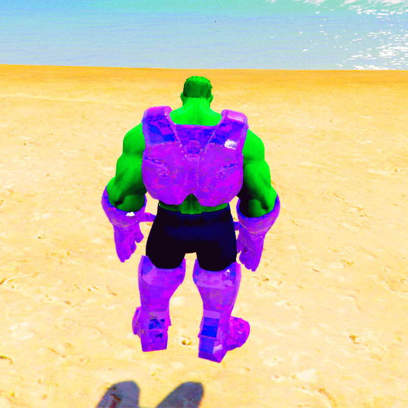 Crystal Hulk 1 GTA5 MODS