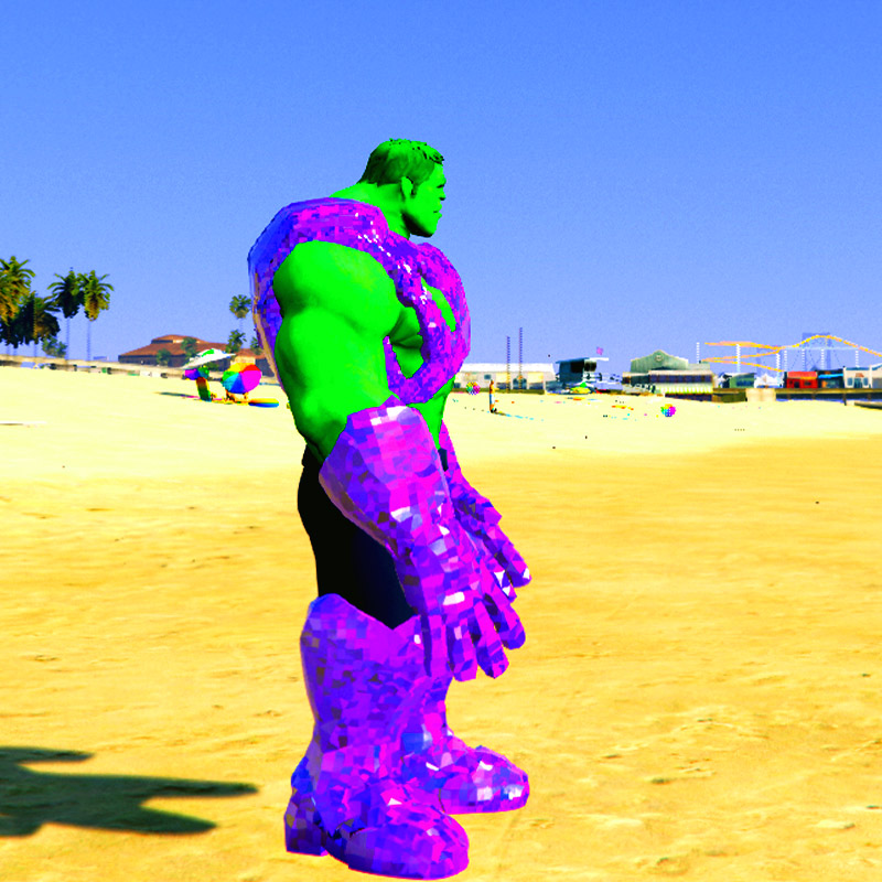 Crystal Hulk 1 GTA5 MODS